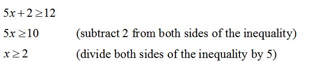 two step inequalities